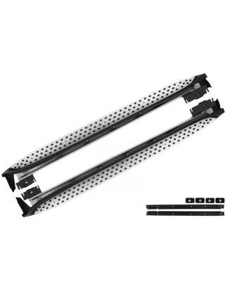 Pedane laterali compatibile con Mercedes GL-Classe X164 (2006-2013) (Cod. K-RBMBGLX164)