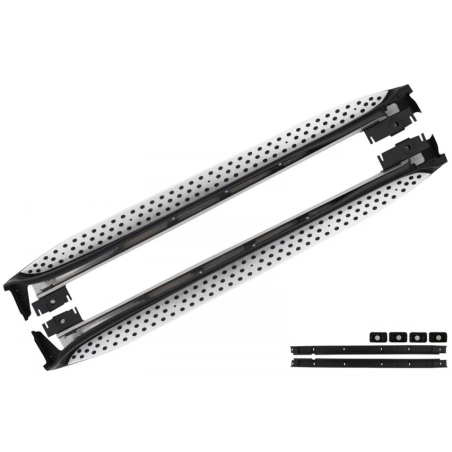 Pedane laterali compatibile con Mercedes GL-Classe X164 (2006-2013) (Cod. K-RBMBGLX164)