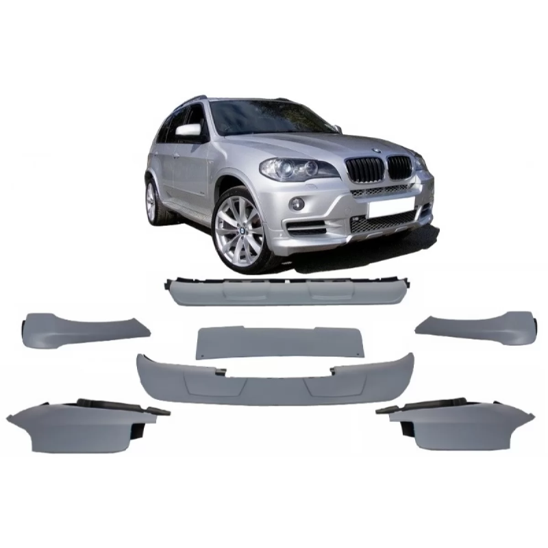Aerodynamic Kit carrozzeria compatibile con BMW X5 E70 (2007-2011) (Cod. K-BMAEROE70)