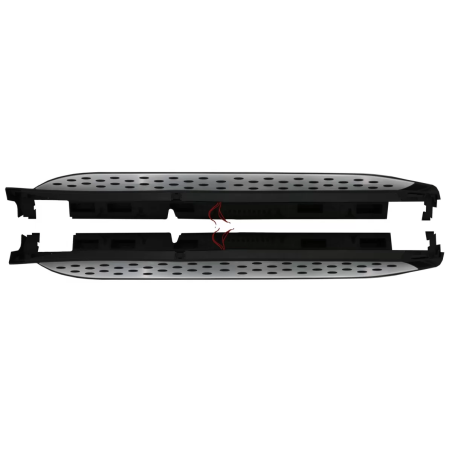 Pedane laterali compatibile con Mercedes GL-Classe X166 (2012-2015) GLS-Classe Facelift (2016-2018) 