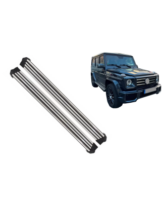 Pedane laterali compatibile con Mercedes G-Classe W463 (1989-2018) (Cod. K-RBMBW463)