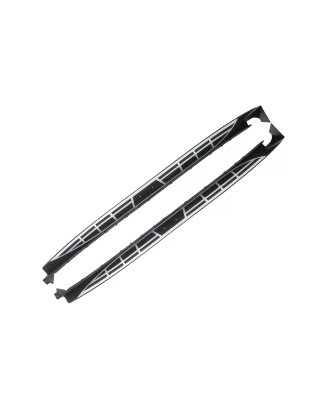 Pedane laterali compatibile con Hyundai Santa Fe MkIII DM (2013-in poi) (Cod. K-RBHYSFE2)