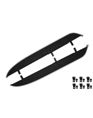 Pedane laterali compatibile con Land Rover Freelander 2 L359 (2006-2014) (Cod. K-RBRR03)