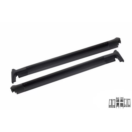 Pedane laterali compatibile con Honda CR-V III Generation (2007-2011) (Cod. K-RBHOCRV07)