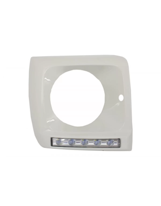 Fari anteriori Covers White con LED DRL Luci diurne compatibile con Mercedes G-Classe W463 (1989-201