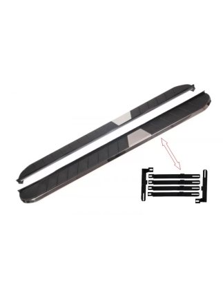kit staffe Pedane laterali compatibile con Honda CRV IV Generation (2012-2016) (Cod. K-BRBHOCRV12)