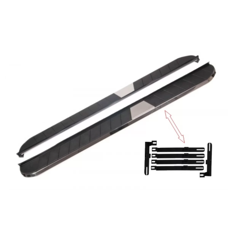 kit staffe Pedane laterali compatibile con Honda CRV IV Generation (2012-2016) (Cod. K-BRBHOCRV12)