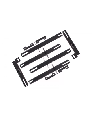 kit staffe Pedane laterali compatibile con MITSUBISHI Outlander III (2012-in poi) & MITSUBISHI ASX (