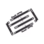 kit staffe Pedane laterali compatibile con MITSUBISHI Outlander III (2012-in poi) & MITSUBISHI ASX (