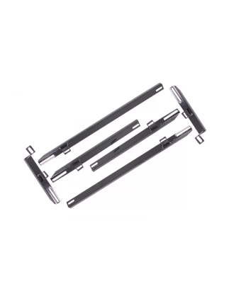 kit staffe Pedane laterali compatibile con NISSAN X-Trail III (T32) (2013-in poi) (Cod. K-BRBNIXT3)