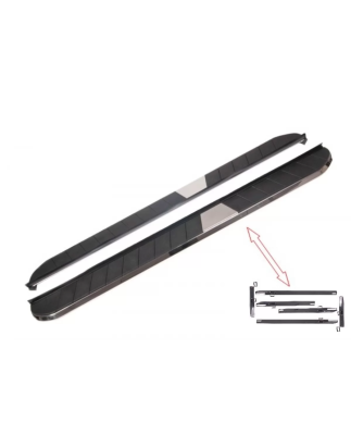 kit staffe Pedane laterali compatibile con NISSAN X-Trail III (T32) (2013-in poi) (Cod. K-BRBNIXT3)
