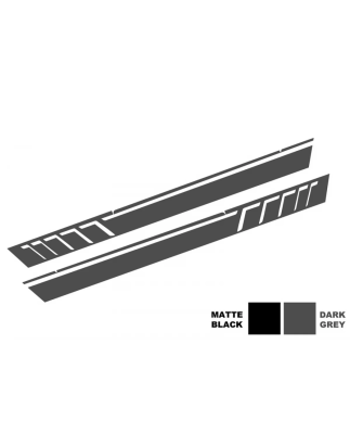 Side Decals Sticker Vinyl Dark Grey compatibile con Mercedes G-Classe W463 (1989-2017) (Cod. K-STICK