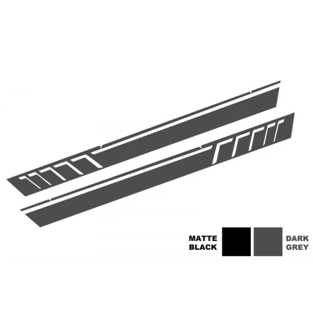 Side Decals Sticker Vinyl Dark Grey compatibile con Mercedes G-Classe W463 (1989-2017) (Cod. K-STICK