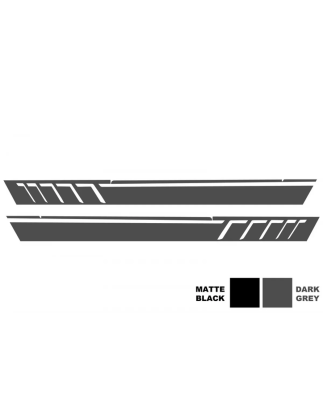 Side Decals Sticker Vinyl Dark Grey compatibile con Mercedes G-Classe W463 (1989-2017) (Cod. K-STICK