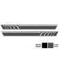 Side Decals Sticker Vinyl Dark Grey compatibile con Mercedes G-Classe W463 (1989-2017) (Cod. K-STICK