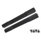 Pedane laterali compatibile con Jeep Wrangler Rubicon JK (2007-2017) 2 Doors Retro design (Cod. K-RB