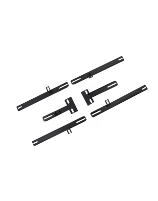 kit staffe Pedane laterali compatibile con SKODA Yeti (5L) (2009-2017) (Cod. K-BRBSOYE)