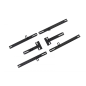 kit staffe Pedane laterali compatibile con SKODA Yeti (5L) (2009-2017) (Cod. K-BRBSOYE)