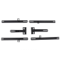 kit staffe Pedane laterali compatibile con SKODA Yeti (5L) (2009-2017) (Cod. K-BRBSOYE)