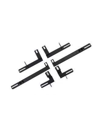 kit staffe Pedane laterali compatibile con PEUGEOT 4008 (2012-2016) (Cod. K-BRBPEUG4008)
