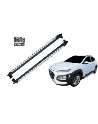 Pedane laterali compatibile con HYUNDAI Kona (2017-in poi) (Cod. K-RBHYKO)