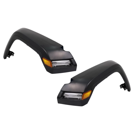 Allargamenti parafanghi con LED DRL Sequential Dynamic Turning Lights compatibile con Jeep Wrangler