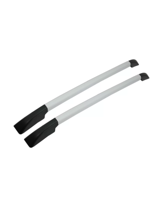 mancorrenti tetto compatibile con Ford Ranger T6 T7 T8 Double Cabin (2012-2020) Silver (Cod. K-RRFRA
