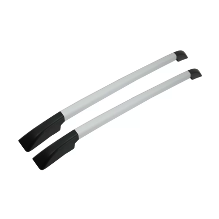 mancorrenti tetto compatibile con Ford Ranger T6 T7 T8 Double Cabin (2012-2020) Silver (Cod. K-RRFRA