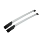 mancorrenti tetto compatibile con Ford Ranger T6 T7 T8 Double Cabin (2012-2020) Silver (Cod. K-RRFRA