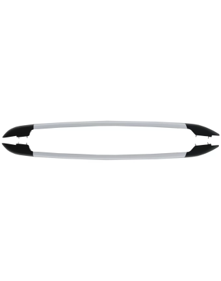 mancorrenti tetto compatibile con Ford Ranger T6 T7 T8 Double Cabin (2012-2020) Silver (Cod. K-RRFRA