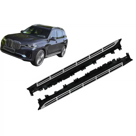 Pedane laterali SUV Pedane laterali compatibile con BMW X7 G07 (2018-in poi) (Cod. K-RBBM10)