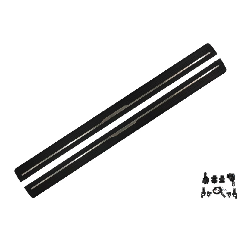 Electric Deployable Pedane laterali compatibile con Audi Q7 4M (2016-2019) Off-Road SUV (Cod. K-RBA0