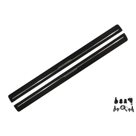 Electric Deployable Pedane laterali compatibile con Audi Q7 4M (2016-2019) Off-Road SUV (Cod. K-RBA0