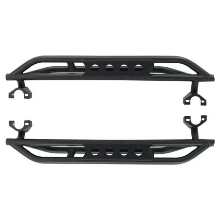 Pedane laterali Nerf Bars compatibile con Jeep Wrangler Rubicon JK (2007-2017) 2 Doors Iron (Cod. K-