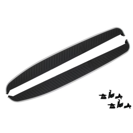 Pedane laterali compatibile con Land Rover Range Rover Sport L320 (2005-2013) (Cod. K-RBRR01D)