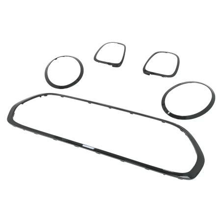 Surround Trim Set Fari anteriori Grille Fanali posteriori Covers compatibile con MINI III F55/F56 Ha