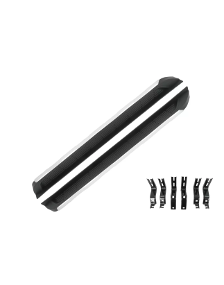 Pedane laterali compatibile con Ford Ranger T6 (2011-2020) (Cod. K-RBFRANT6)