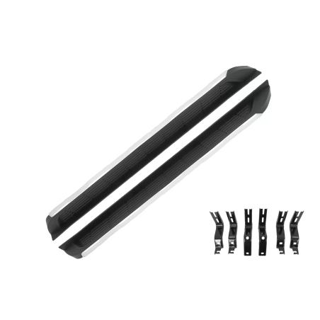 Pedane laterali compatibile con Ford Ranger T6 (2011-2020) (Cod. K-RBFRANT6)