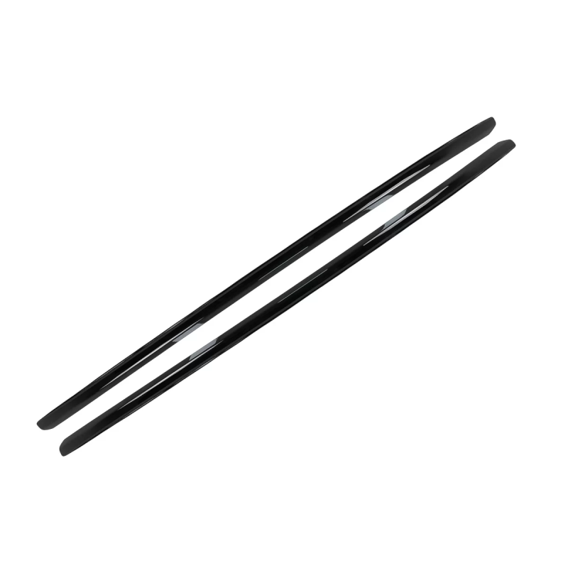 mancorrenti tetto Alluminio Side Rack compatibile con Porsche Macan (2014-2023) nero lucido (Cod. K-