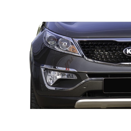 KIA SPORTAGE III SL 2010-2015 MODANATURA PARAURTI ANTERIORE (Cod. AP-29_A4x4)
