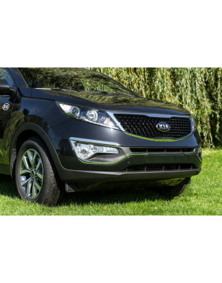 KIA SPORTAGE III SL 2010-2015 MODANATURA PARAURTI ANTERIORE (Cod. AP-29_A4x4)