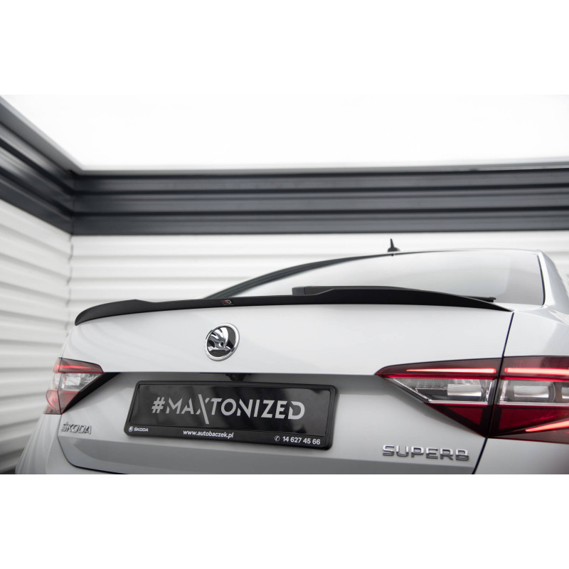 Spoiler Cap V.2 Skoda Superb Liftback Mk3 / Mk3 Facelift (Cod. M-SK-SU-3F-CAP1G)