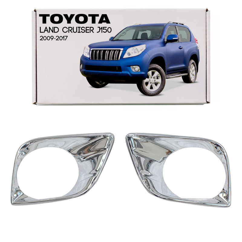 TOYOTA LAND CRUISER J150 2009-2017 PRE-RESTYLING CORNICI FENDINEBBIA ANTERIORI (Cod. AP-72_A4x4)