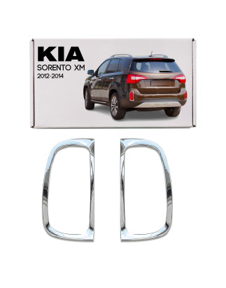 KIA SORENTO II XM 2012-2014 RESTYLING CORNICI FENDINEBBIA POSTERIORI (Cod. AP-82_A4x4)