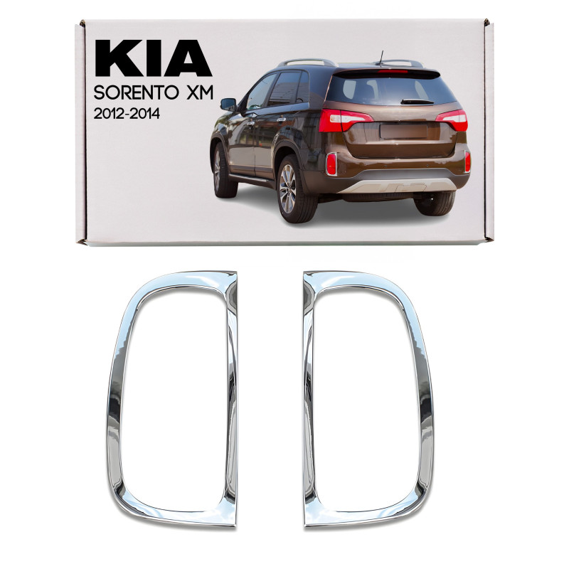 KIA SORENTO II XM 2012-2014 RESTYLING CORNICI FENDINEBBIA POSTERIORI (Cod. AP-82_A4x4)