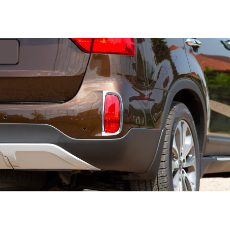 KIA SORENTO II XM 2012-2014 RESTYLING CORNICI FENDINEBBIA POSTERIORI (Cod. AP-82_A4x4)