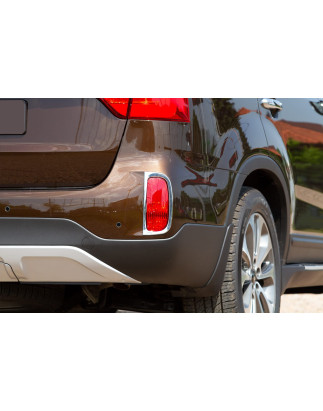 KIA SORENTO II XM 2012-2014 RESTYLING CORNICI FENDINEBBIA POSTERIORI (Cod. AP-82_A4x4)