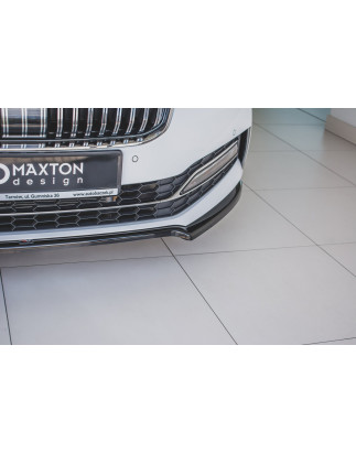 SPLITTER ANTERIORE V.1 Skoda Superb Liftback / Combi Mk3 Facelift (Cod. M-SK-SU-3F-FD1G)