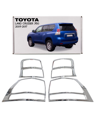 TOYOTA LAND CRUISER J150 2009-2017 PRE-RESTYLING CORNICI FANALI POSTERIORI OUTLET (Cod. AP-103_A4x4)