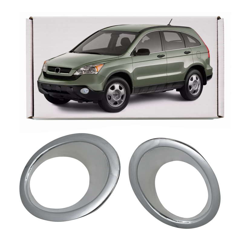 HONDA CR-V III 2006-2012 CORNICI DECORATIVE FENDINEBBIA ANTERIORI (Cod. AP-119_A4x4)